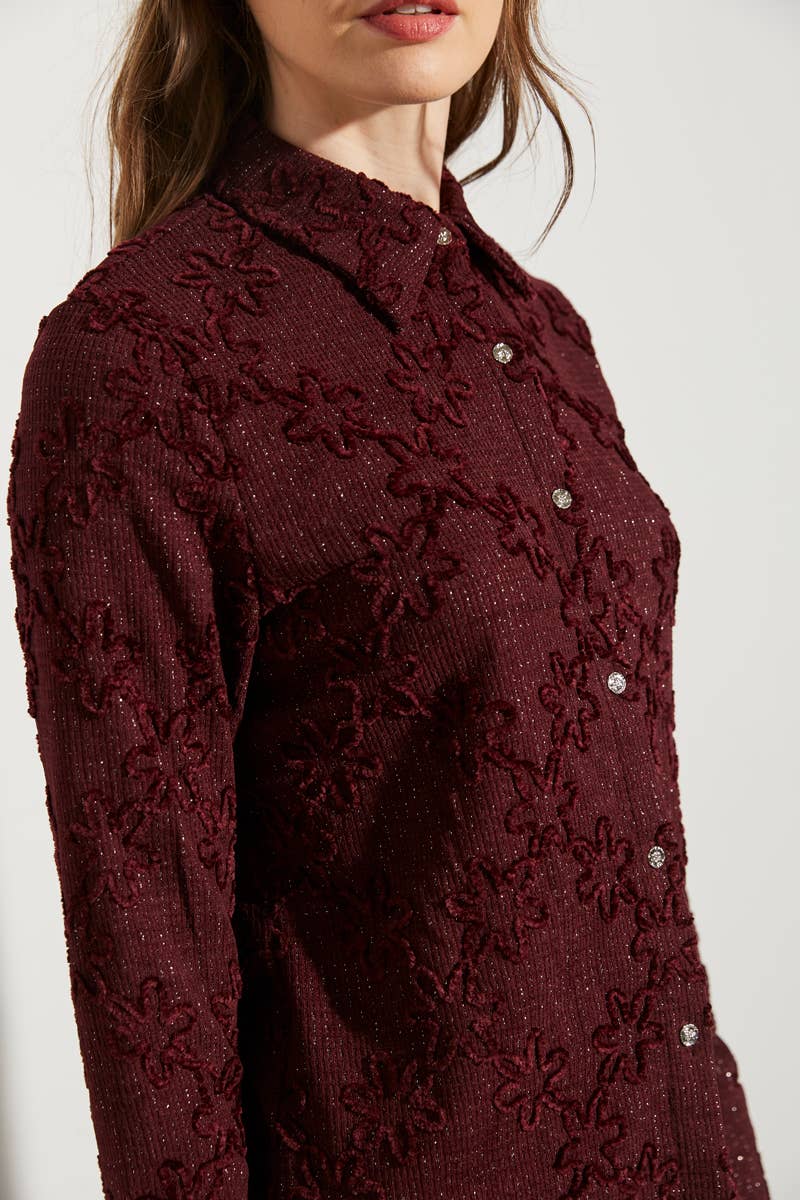 ELLI WHITE - Wholesale Blouse - Women's - Embroidered floral blouse8