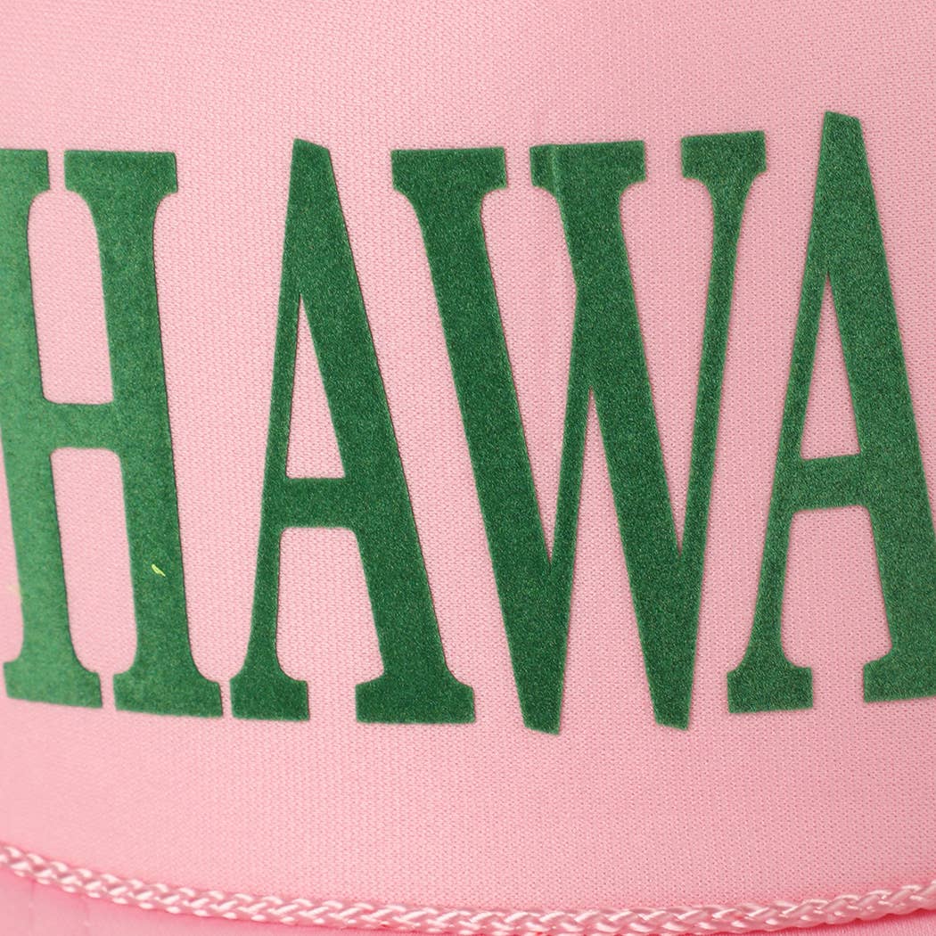 Fashion City - Wholesale Trucker Hat - Unisex - HAWAII Text Printed Mesh Back Foam Trucker Hat13