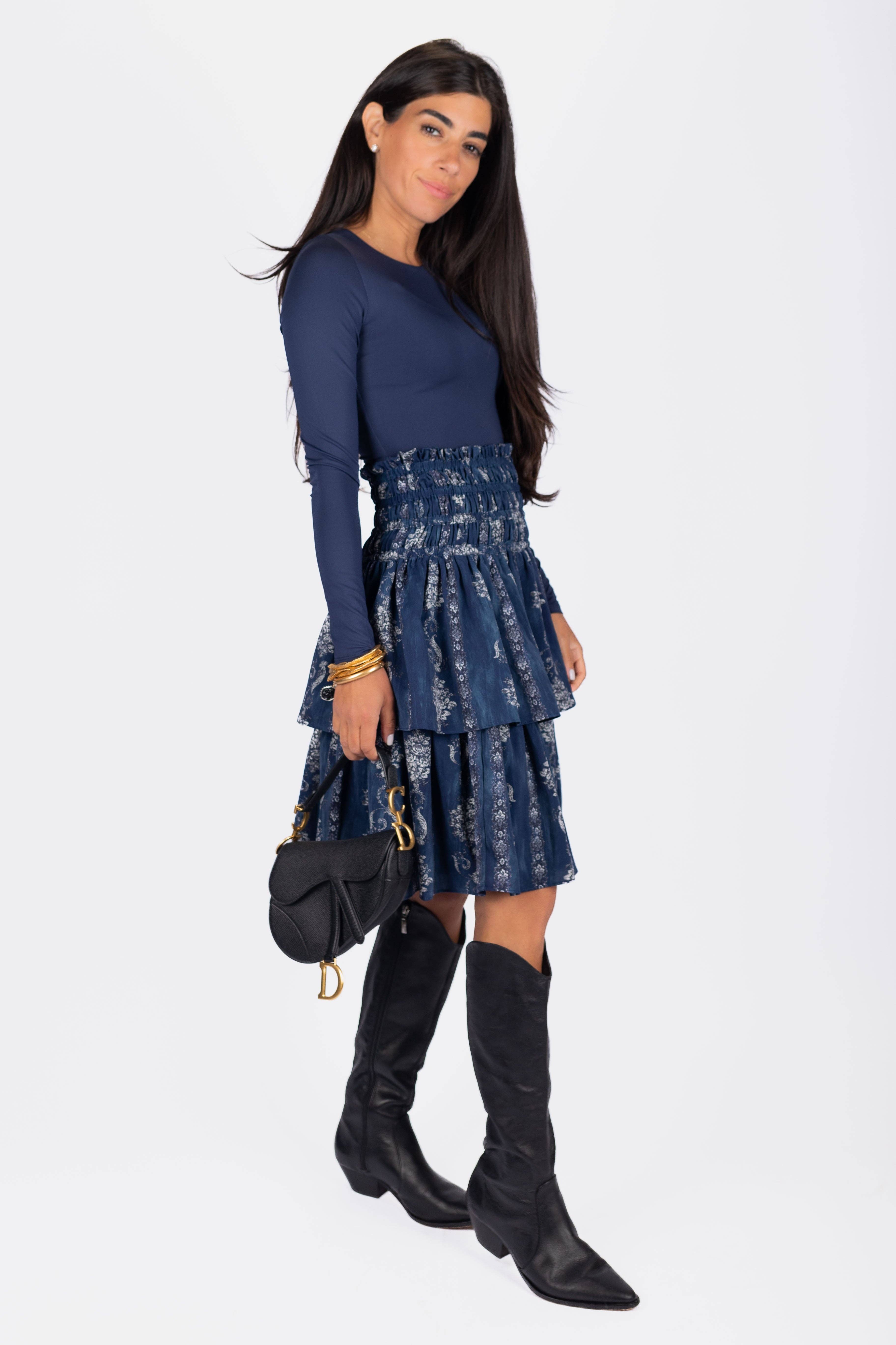 Yakira Bella - Wholesale Knit Top - Women's - Marina Top (Navy)1