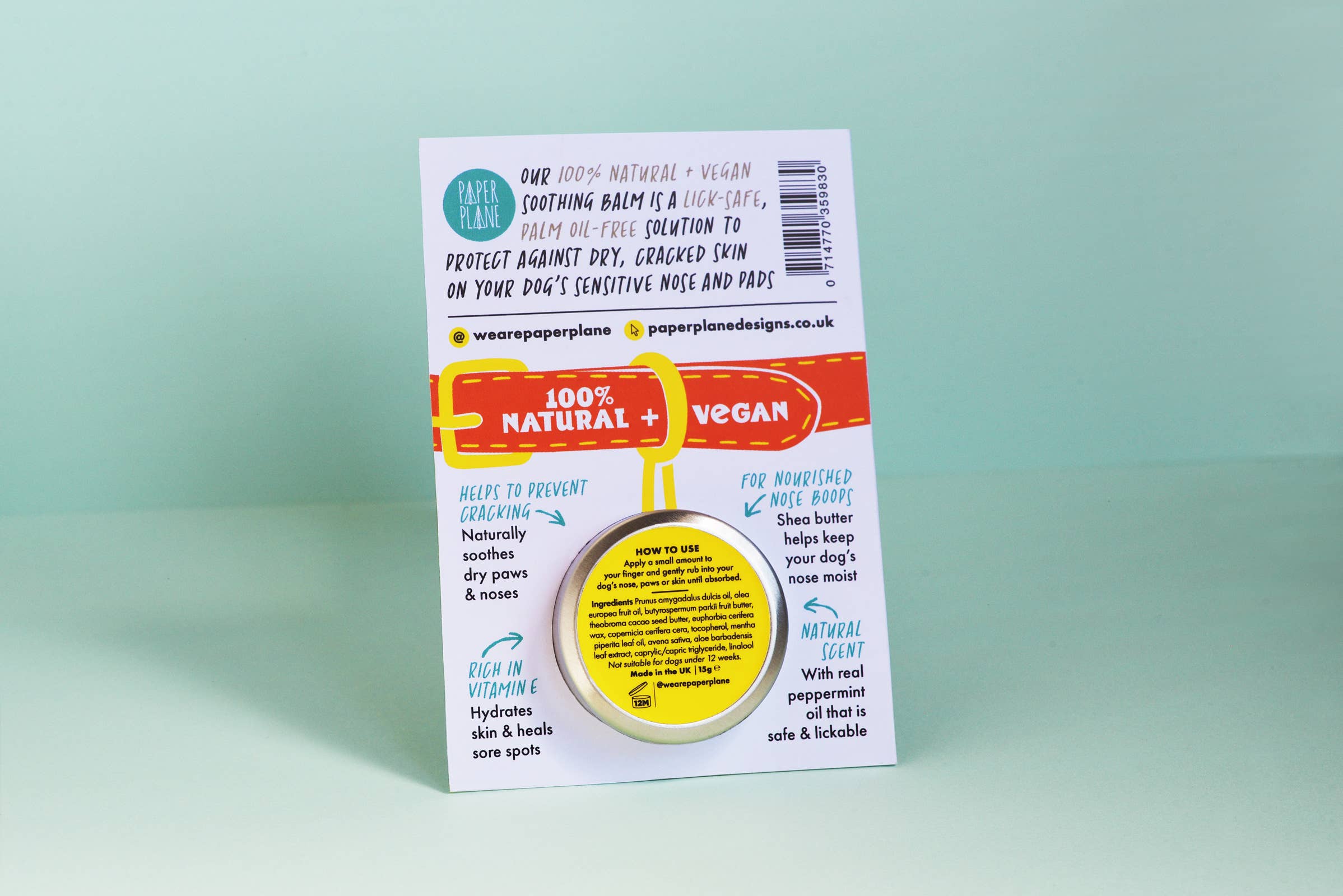 Paper Plane - Vente Baume – chien - Baume pour le nez et les pattes pour chiens3