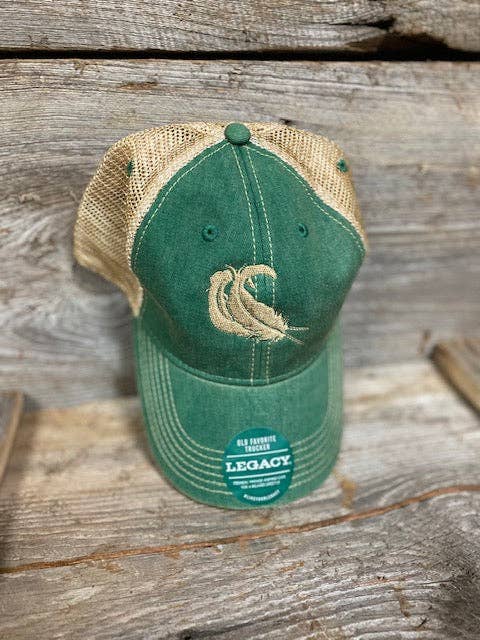 Kelly Green//Kaki Trucker pour la vente par Twin Feathers Outdoor Co
