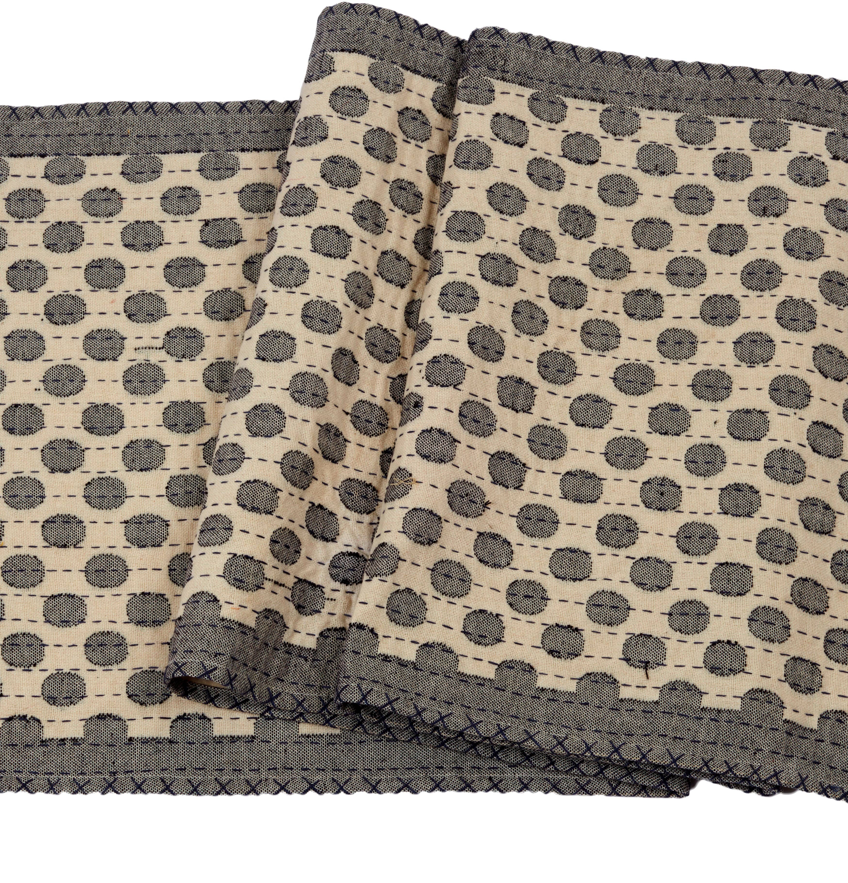 Arcadia Home - Wholesale Table Runner - Hand-Loomed Cotton Table Runner - Gray 18"x96", Neutral0