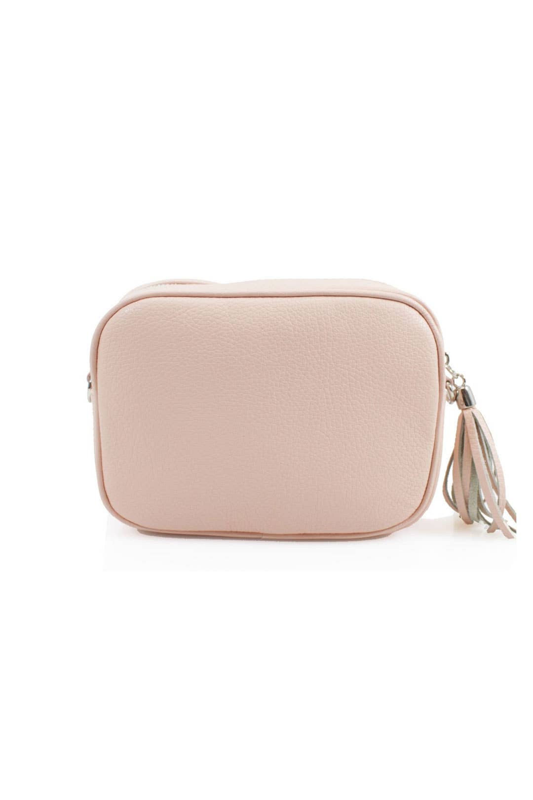 Ellas Trading - Wholesale Crossbody Bag - Women's - Italian Leather Camera Crossbody Bag with Tassel Charm2