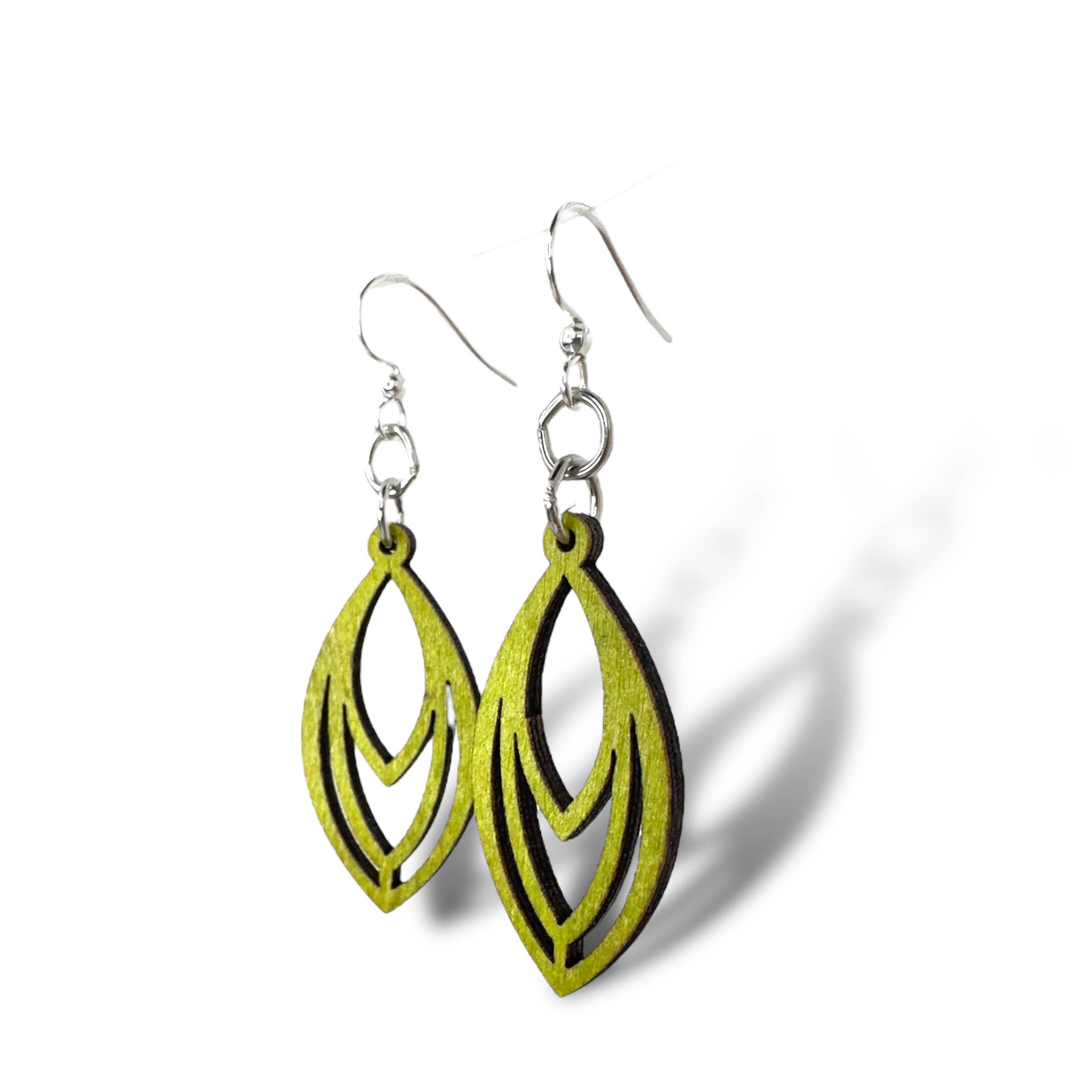 Green Tree Jewelry - Wholesale Dangle Earrings - Natures Kernel​ Blossom Earrings #2173