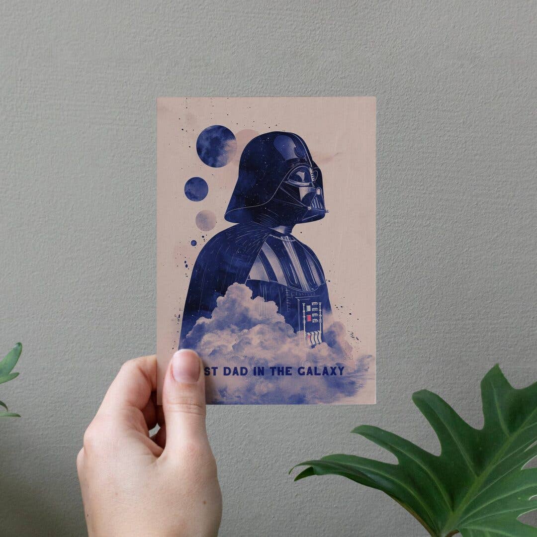 Botanopia - gifts , decor and cards for plant lovers – wholesale Farsdagskort – Bästa pappa i galaxen | Fars dag-kort4