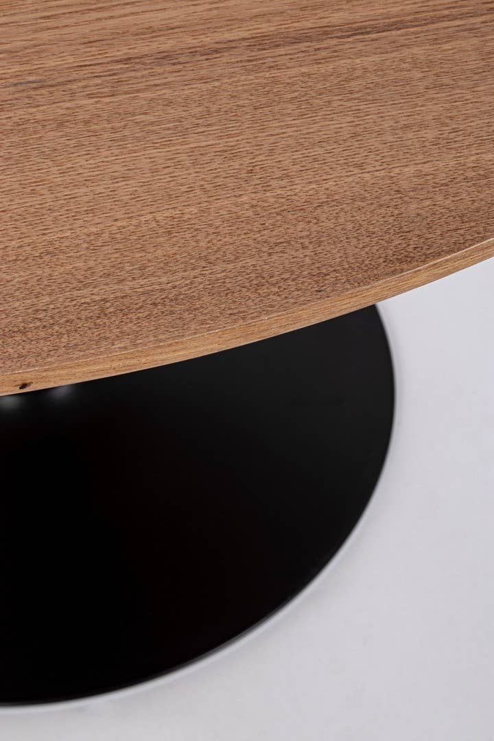 Konte.Design - Wholesale Coffee Table - KONTE.DESIGN BLOOM oak table black base1