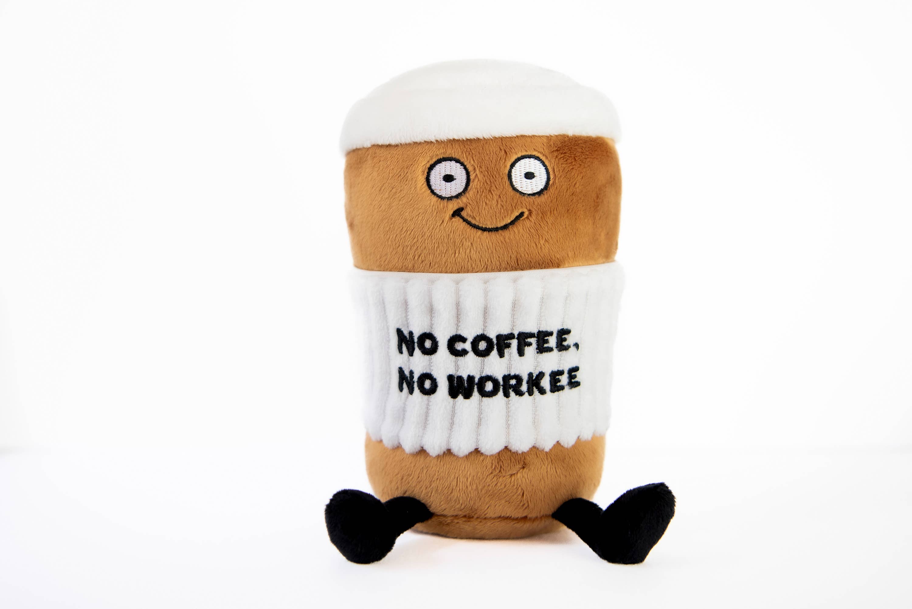Punchkins - Wholesale Stuffed/Plush Toy - Kids & Baby - Plush Coffee - No Coffee No Workee Coffee Plush