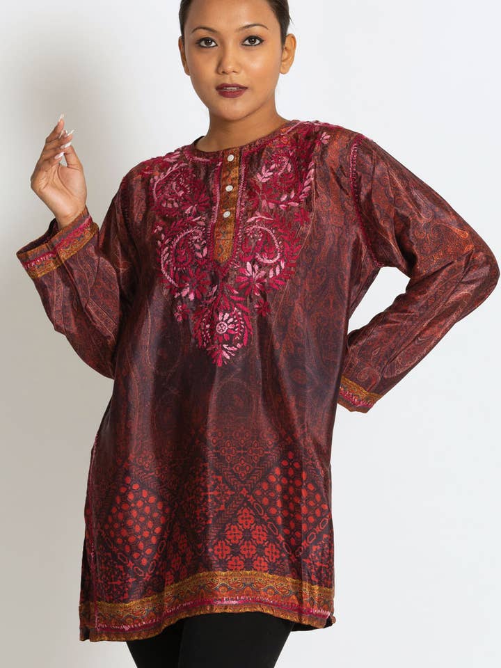 Sevya Handmade – Großhandel Tunika – Damen – Deena Bestickte Tunika