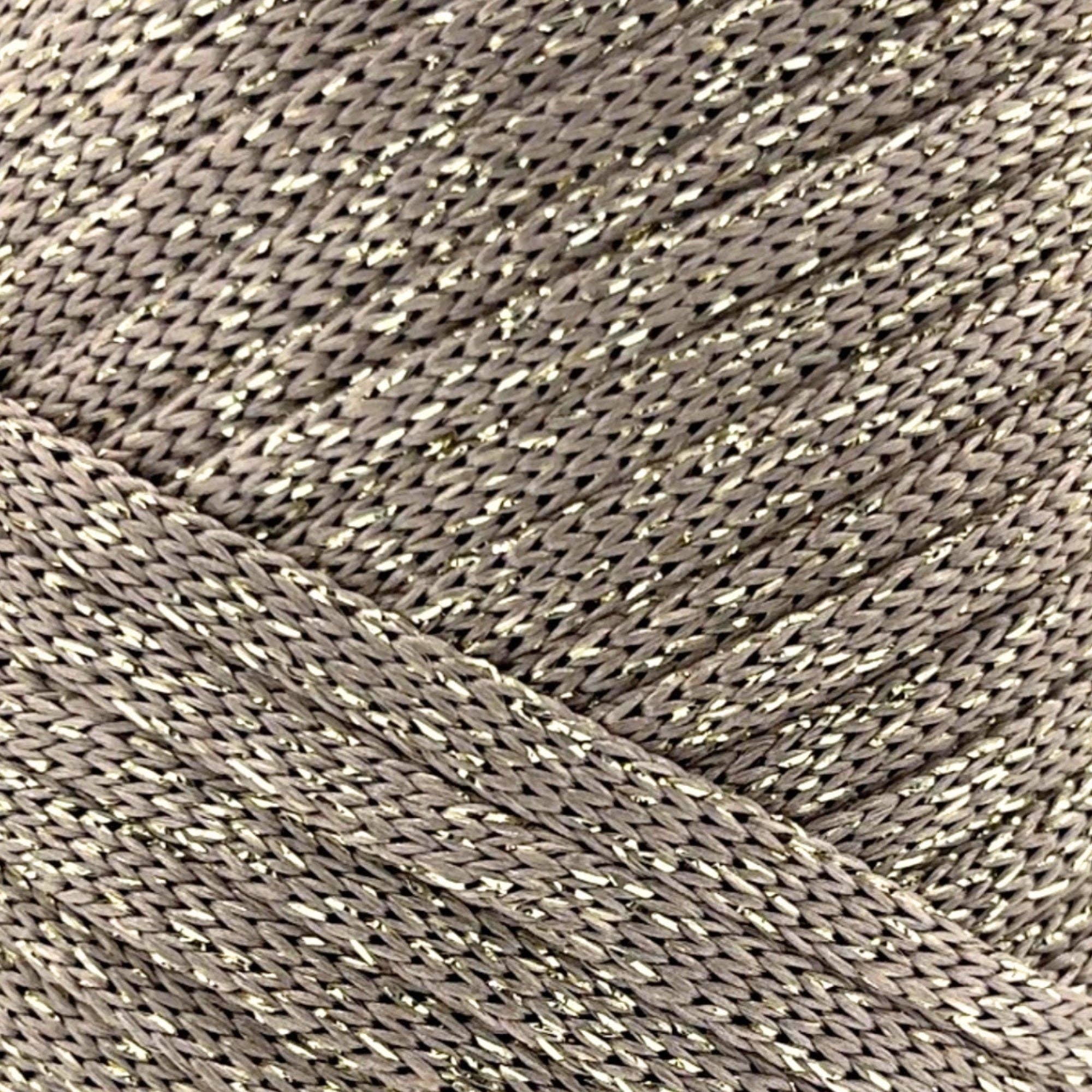 Sensy – Engroshandel Bånd – Sensy Premium 4 mm glitrende macramebånd i 100 % polyester – 100 meter5