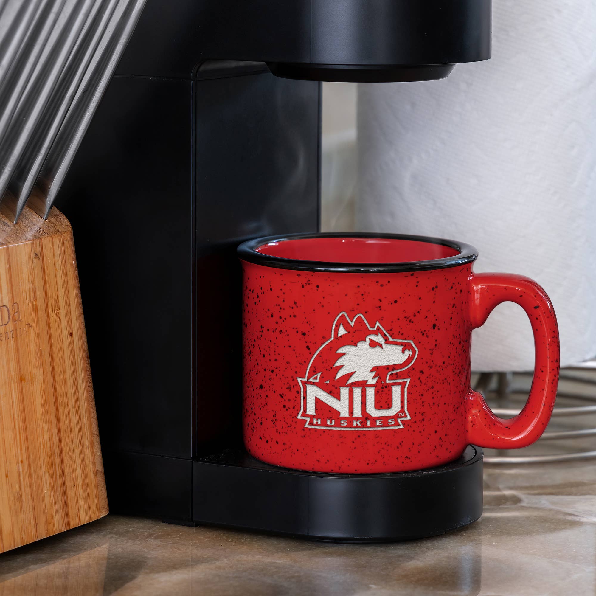 Rico Industries - Wholesale Coffee Mug - NCAA  Northern Illinois Huskies  12oz Laser Engr. Mug3