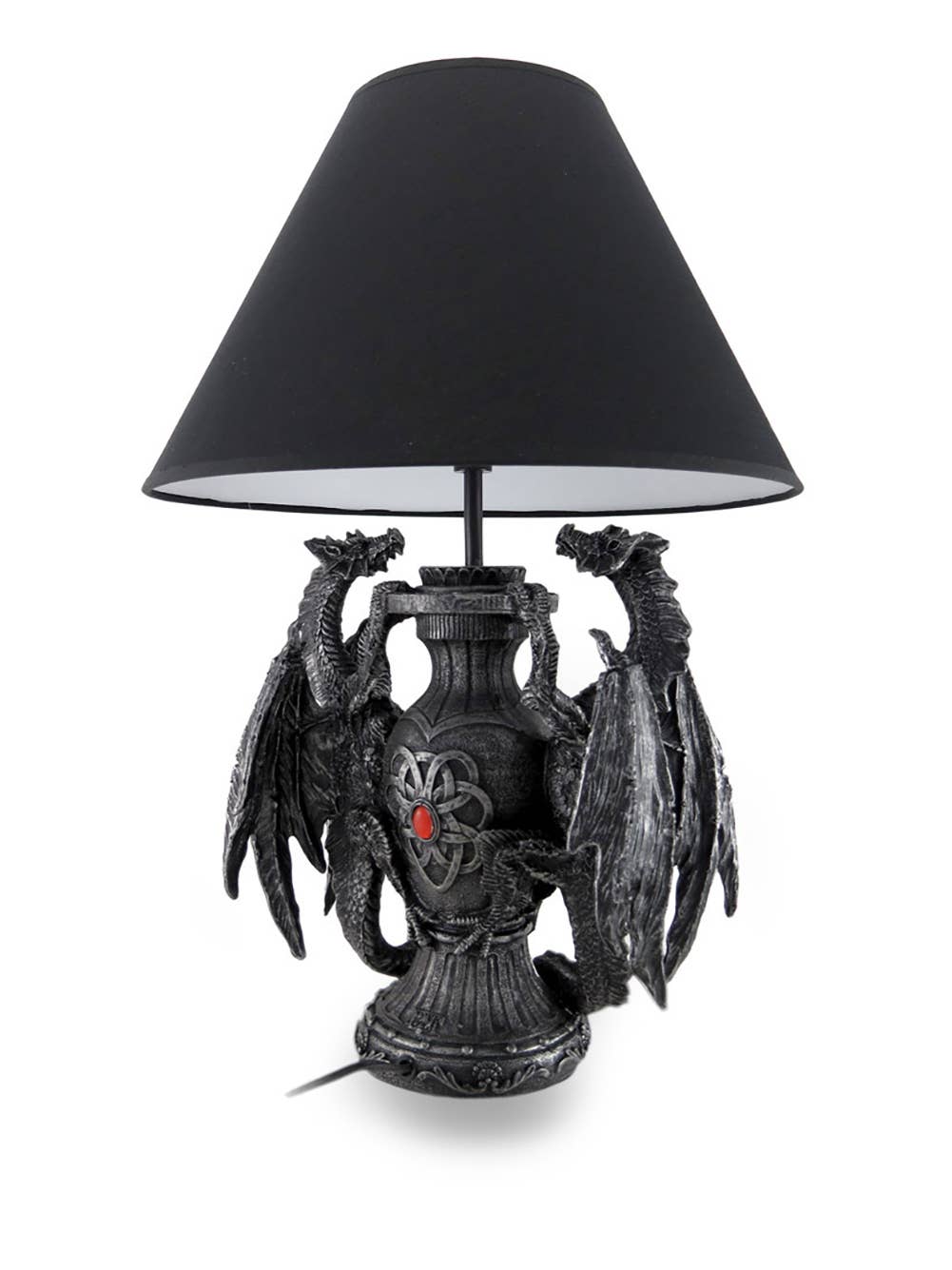 Zeckos - Wholesale Accent/Desk Lamp - Gothic Guardians of Light Medieval Dragons Table Lamp2