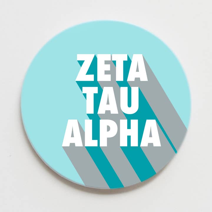 Good Vibez Collegiate - Wholesale Lapel Pin/Button - Zeta Tau Alpha Bold Greek Button - 2.25 inch0