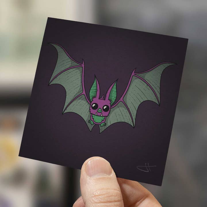 Bat! | Mini Impression d'art pour la vente par Hi, Hello There