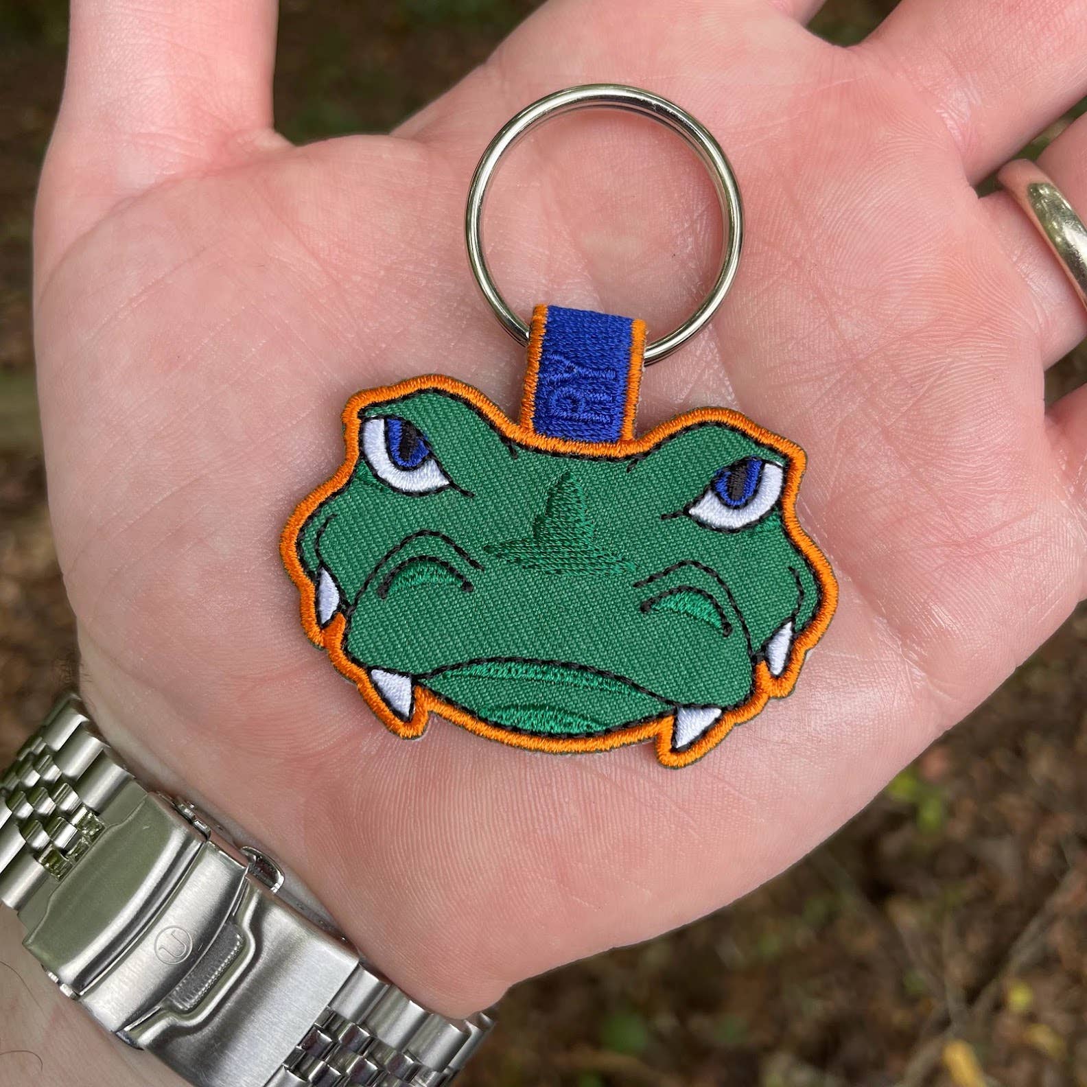 Rybo Shop - Wholesale Keychain - Unisex - Alligator Gator Cute Cartoon Animal Embroidered Keychain2
