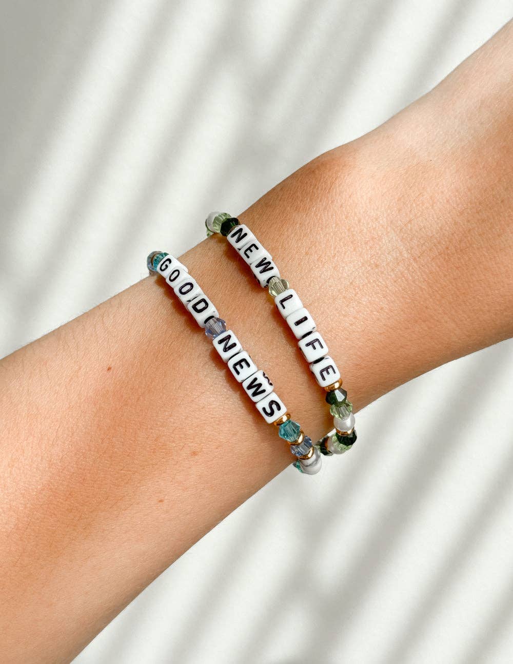 Elevated Faith – wholesale Beaded bracelet – New Life Letter Bracelet5