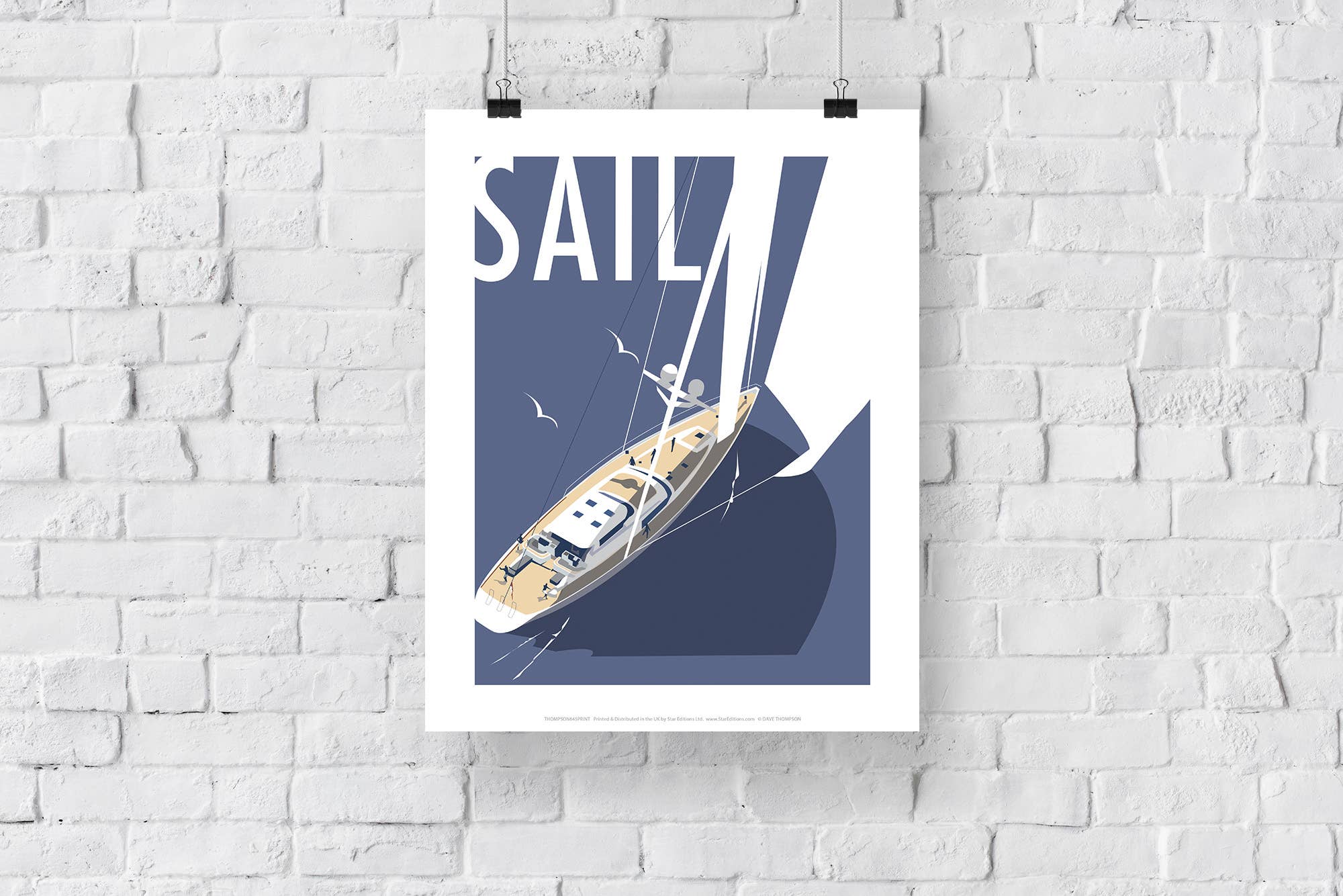 Star Editions – wholesale Art print – Sail (Sailing) By Artist Dave Thompson - Premium Art Print2