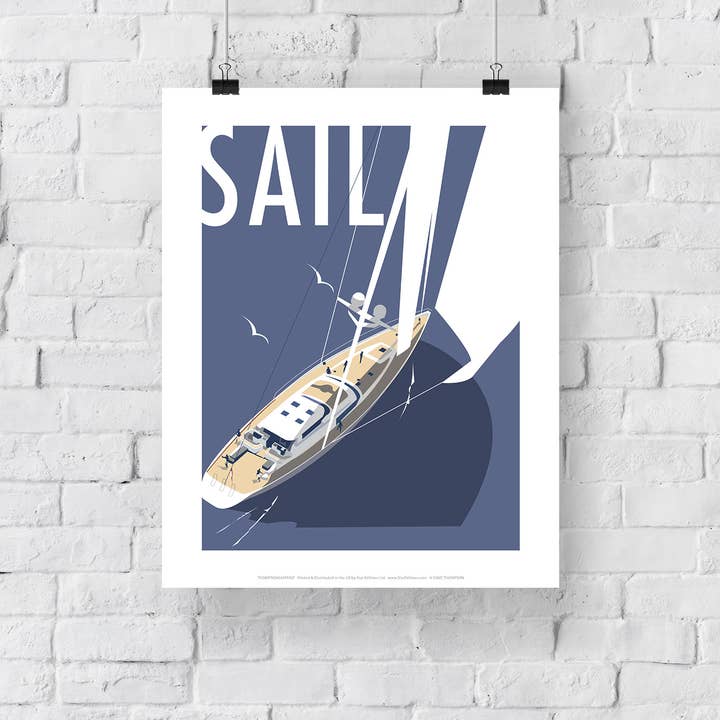 Star Editions – wholesale Art print – Sail (Sailing) By Artist Dave Thompson - Premium Art Print2