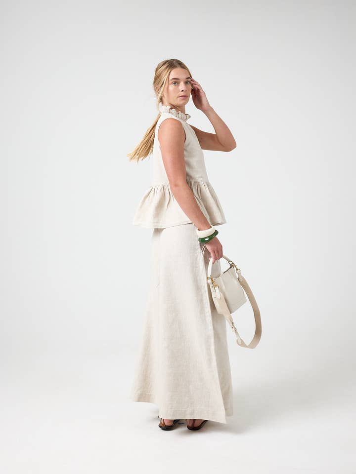 Sabi Linen Pants - Natural for wholesale on Faire