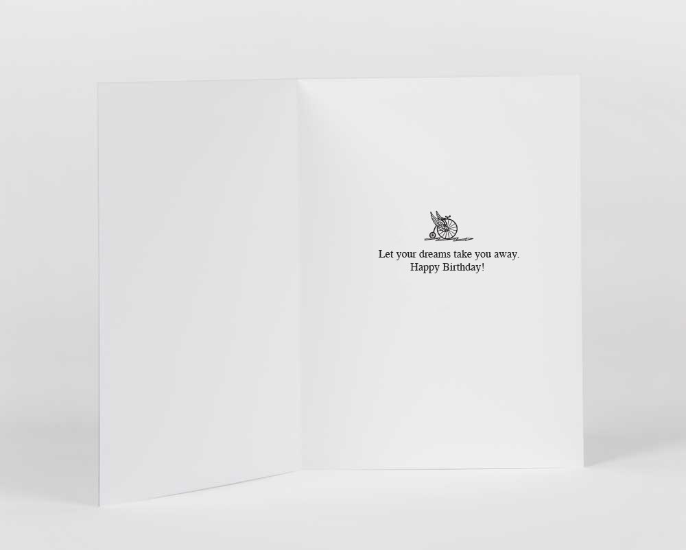 Potluck Press - Wholesale Everyday Greeting Card - Steampunk Hummingbird Greeting Card1