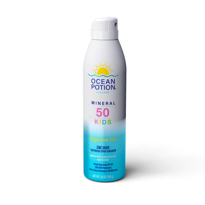 Ocean Potion Mineral Kids SPF 50 Sunscreen Continuous Spray for wholesale by Ocean Potion