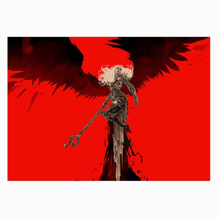 Godmachine – Engroshandel Kunsttryk – Magic The Gathering, Englen, Avacyn A4 Kunsttryk1