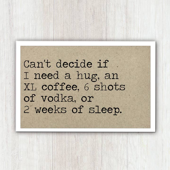 Can't Decide Funny Magnet for wholesale by Says the One