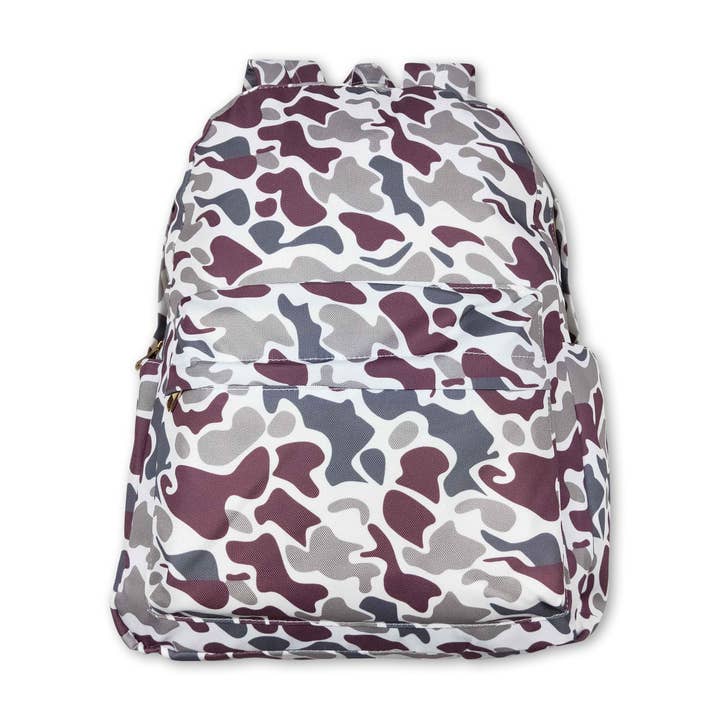 Yawoo Garments - Wholesale Backpack - Kids - Grey camo kids boys hunting backpack