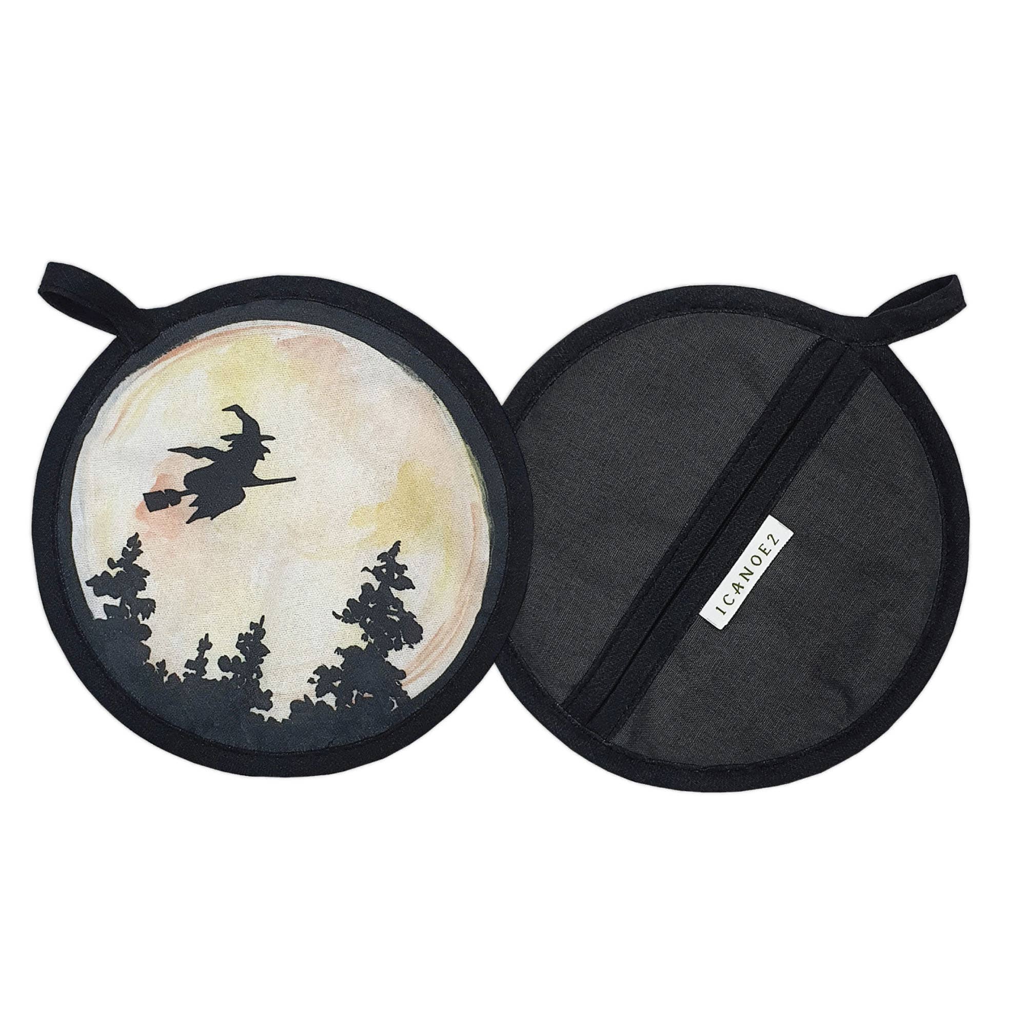 1canoe2 | One Canoe Two Paper Co. - Wholesale Oven Mitt/Pot Holder - Witch Pot Holder Set3