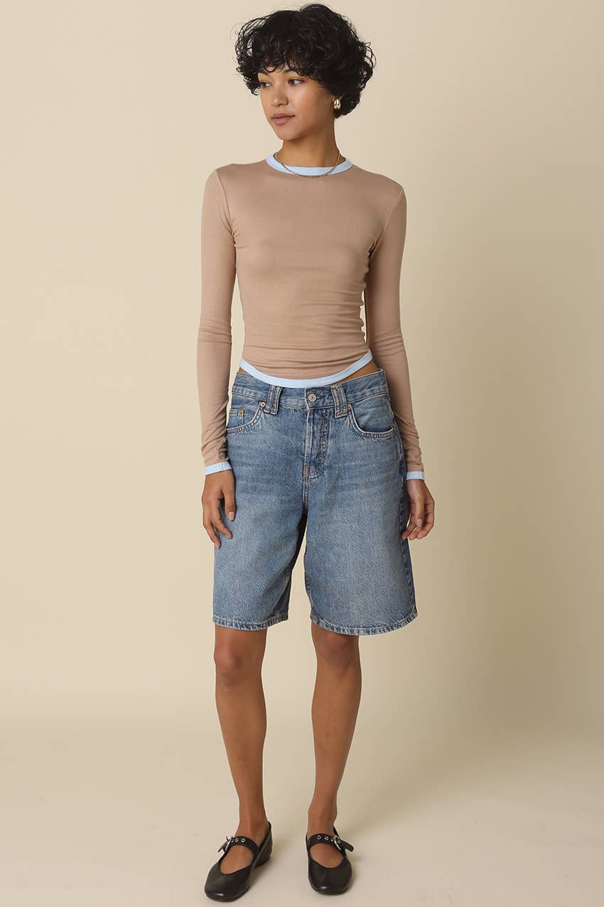 Olivaceous - Vente Haut en maille – femme - Top Kendall10