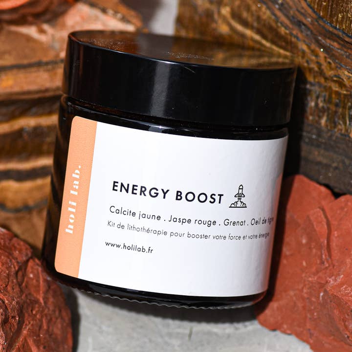ENERGY BOOST - Intent lithotherapy kit for wholesale by holilab.