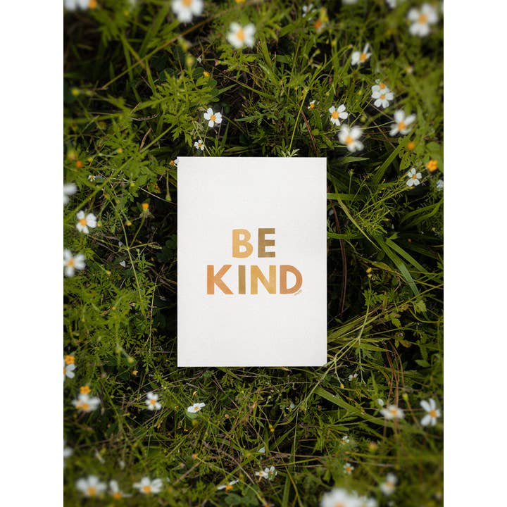 Be Kind Print for wholesale by Ink & Honey Co.