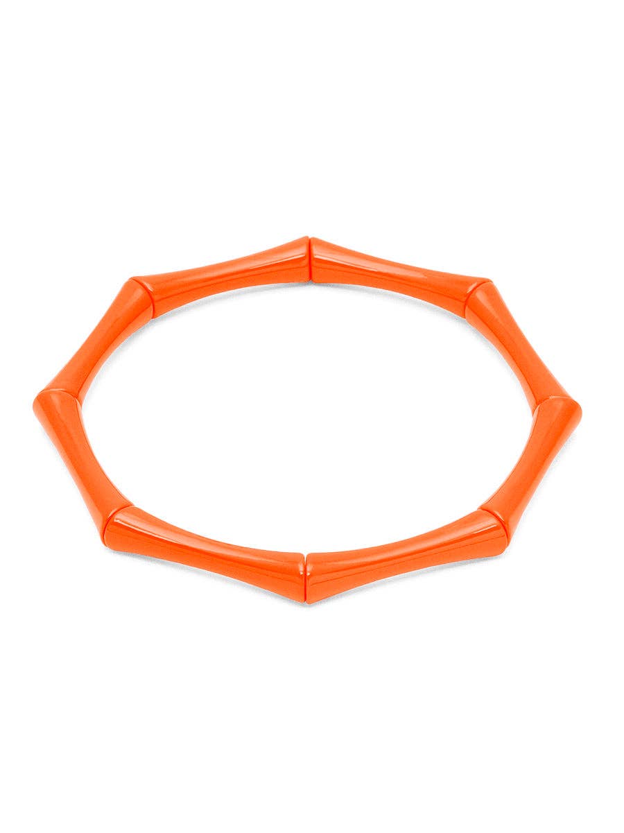 ZENZII Jewelry - Wholesale Link & Chain Bracelet - Enamel Bamboo-Style Stretch Bracelet13