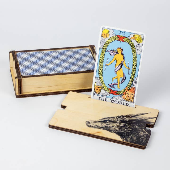 Standish House - Wholesale Tarot cards - Tarot card box & holder, Wooden, unique designs14