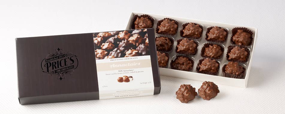 Sweet Shop USA - Wholesale Chocolate Box - 15pc 15oz Milk Chocolate Annaclairs® Case of12