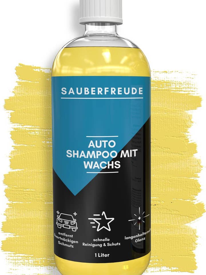 Car shampoo with wax for wholesale by Sauberfreude