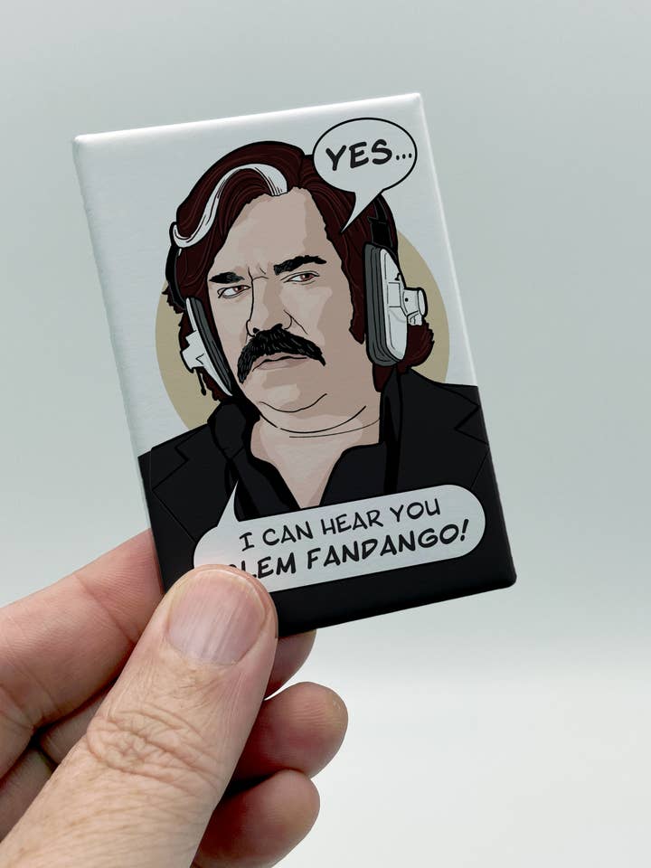 Aimant souvenir Steven Toast - Clem Fandango pour la vente par The Red Swan Shop