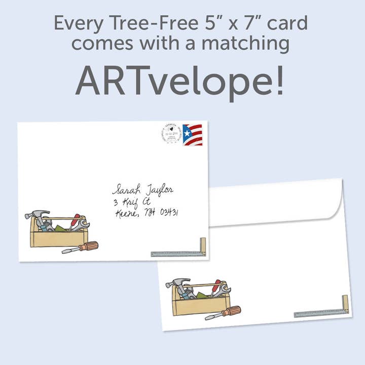 Tree-Free Greetings - Wholesale Birthday Card - Dad's Tools Birthday SKU 22182