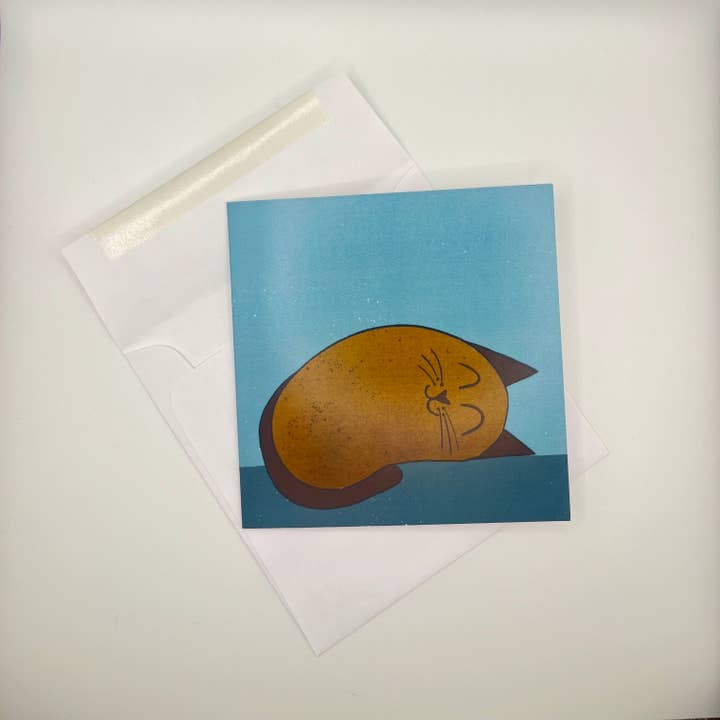 Potato Cat - Greeting Card for wholesale by Heidi Webb Design