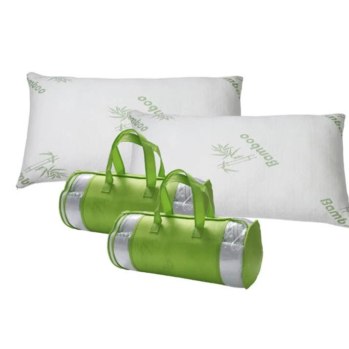 Almohada Individual de Espuma de Memoria de Bambú en Bolsa de Transporte y otras tendencias de Resultados para almohadas viscoelasticas al por mayor. Devoluciones gratuitas y condiciones de pago a 60 días en Faire en Faire.