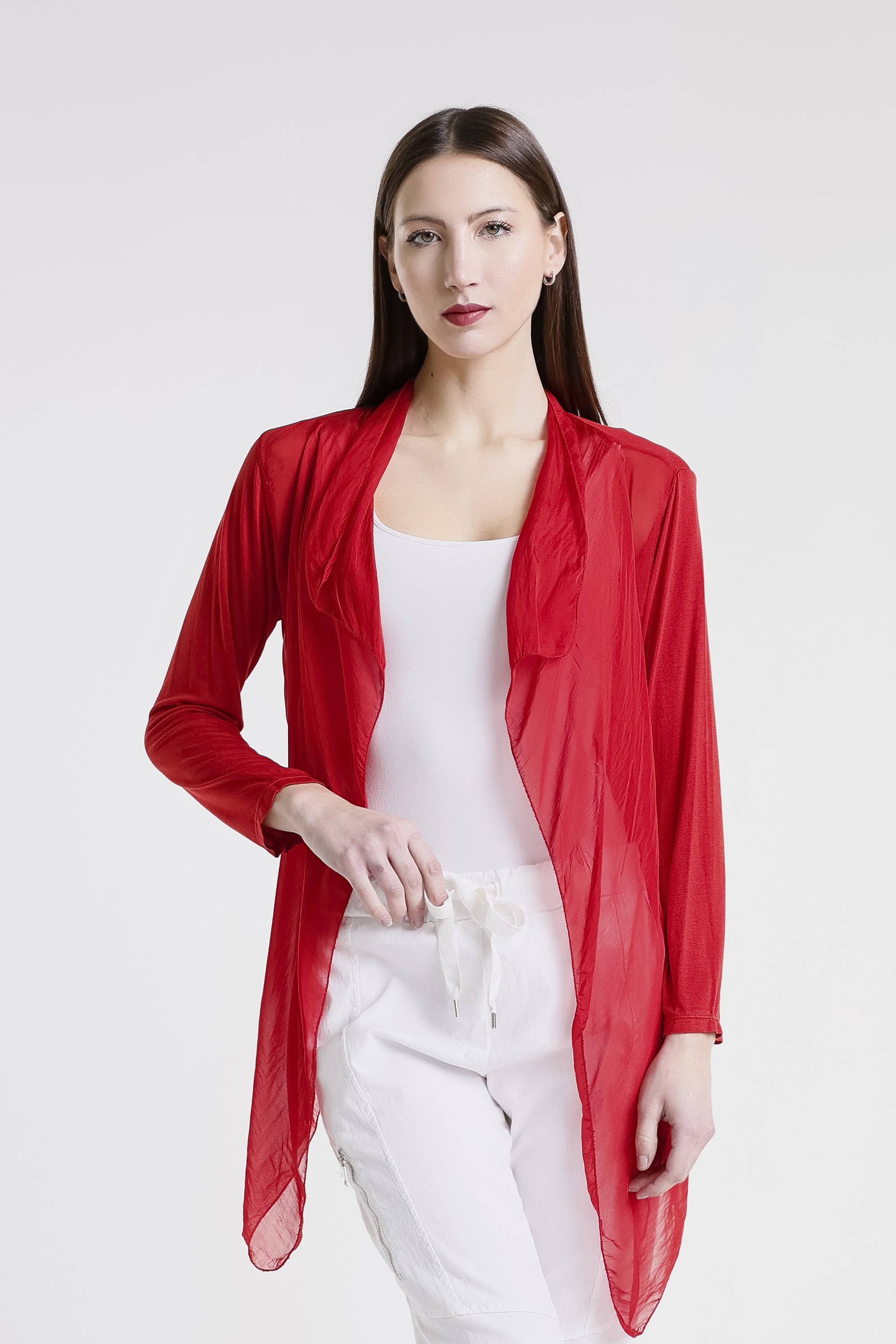 TINA Stephens Italy/Tees By Tina – wholesale Wrap – Women's – Ansley Silk Front Tie Wrap (BQ233)25