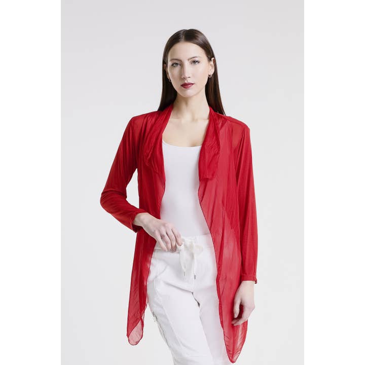 TINA Stephens Italy/Tees By Tina – wholesale Wrap – Women's – Ansley Silk Front Tie Wrap (BQ233)25