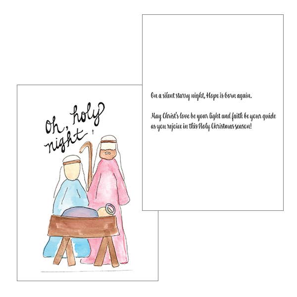 Christmas Cards (Pkg/24) - Christian Collection for wholesale by tinted pearl DESIGNS