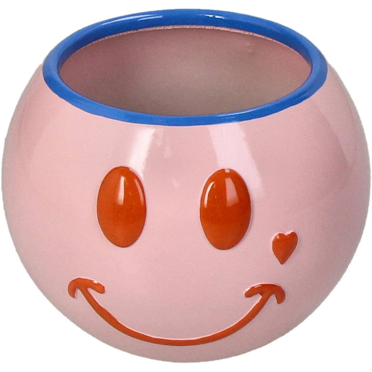 DRYdecorations - Wholesale Plant Pot - Bloempot SMILEY roze0
