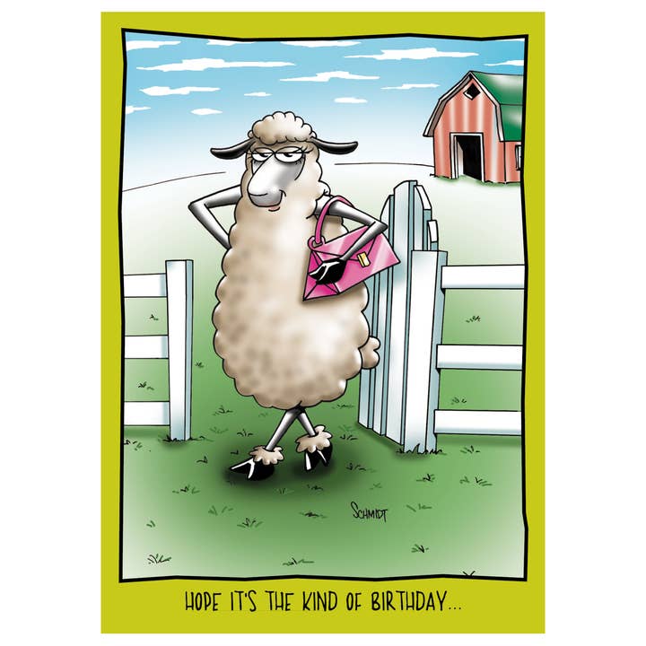 Raspberries - Wholesale Birthday Card - Sheered Sheep | Funny Card For Woman1