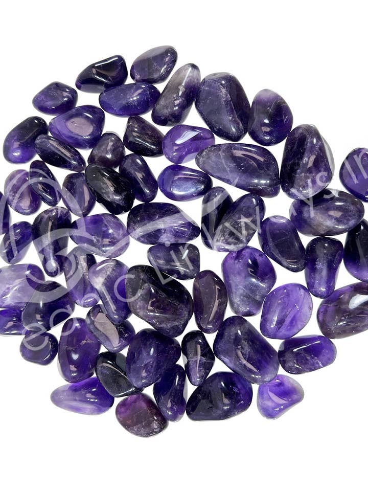 TUMBLED STONES - AMETHYST AAA 20-40 MM (KG) for wholesale by Oceanic Linkways Inc