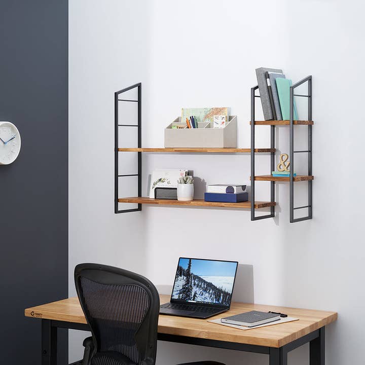 Mix + Match Modular Shelving 7-Piece Set Black Anthracite® for wholesale by RENEW