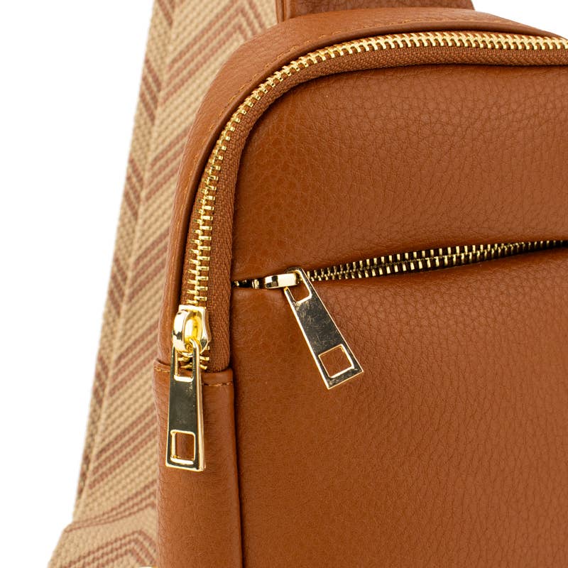 Babs + Birdie - Wholesale Crossbody Bag - Women's - The Harlow |  Sling Bag with Chevron Strap | 3 Colors 7