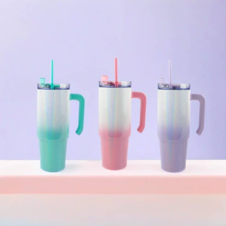 Hogg Outfitters - Wholesale Insulated Mug/Tumbler - 30oz SUBLIMATION HOLOGRAPHIC GRIPPY TUMBLER24