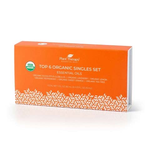 Top 6 Singles Organic Essential Oil Set for wholesale by Essentially Oil'd Australia