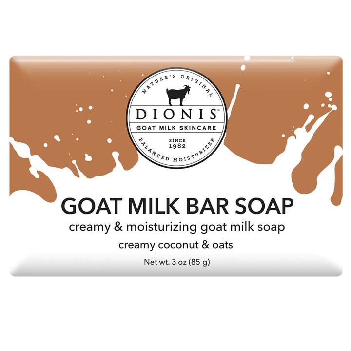 Dionis Goat Milk Skincare - Wholesale Bar Soap - Dionis Creamy Coconut & Oats Goat Milk Bar Soap, 3 oz